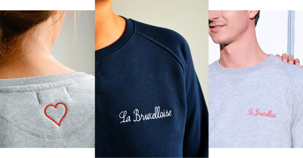 De hartjes sweater: La Bruxelloise