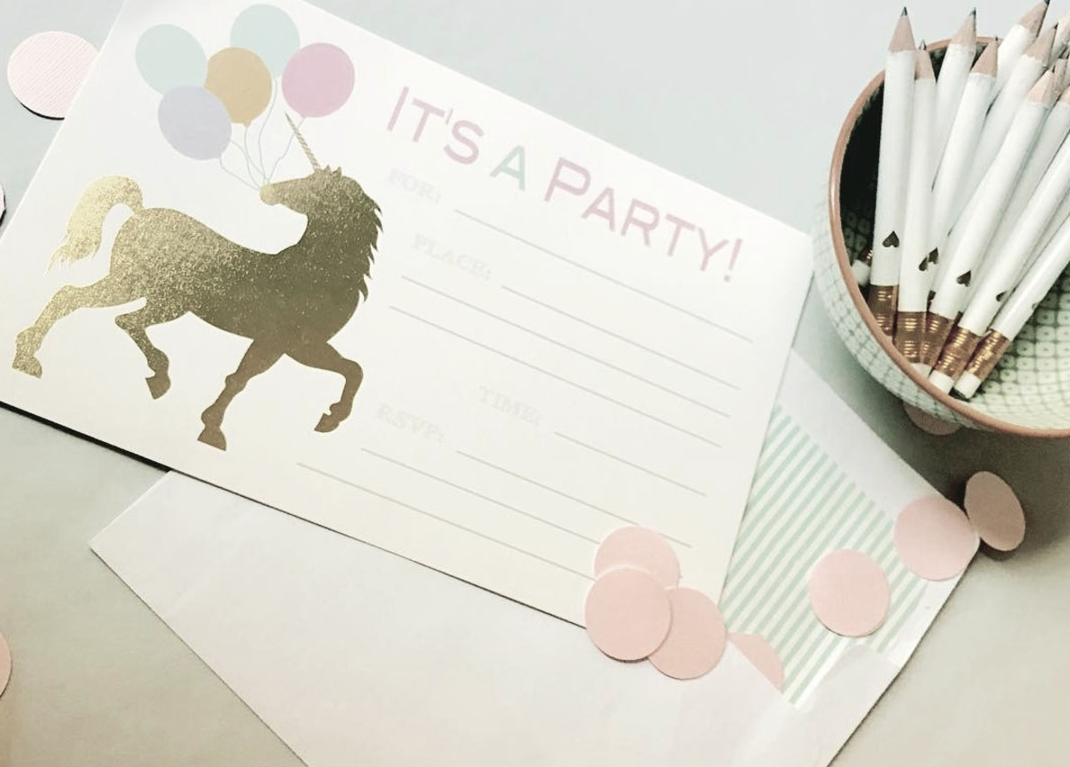 unicorn themed party