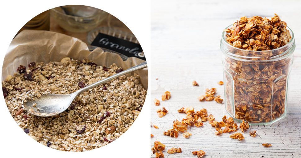 Dit is het eenvoudigste recept om zelf granola te maken