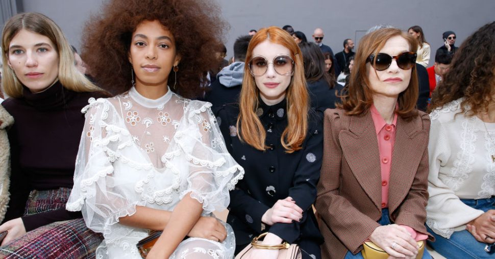 In beeld: celebs front row op Paris Fashion Week