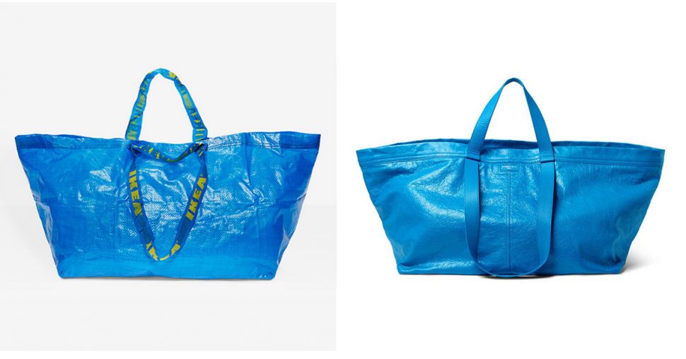 Ikea’s reactie op de ‘fake’ tas van Balenciaga is hilarisch