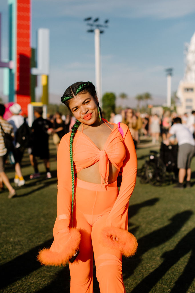 coachella 2019 oranje outfit