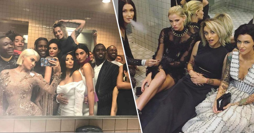 Dit gebeurde er in de toiletten tijdens het Met Gala