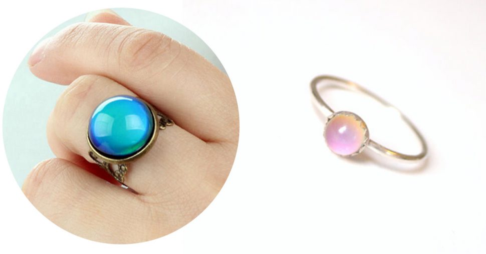 Nostalgie: de nineties mood ring is terug van weggeweest