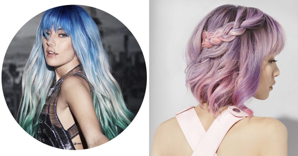 Seashell hair stoot unicorn lokken van de troon