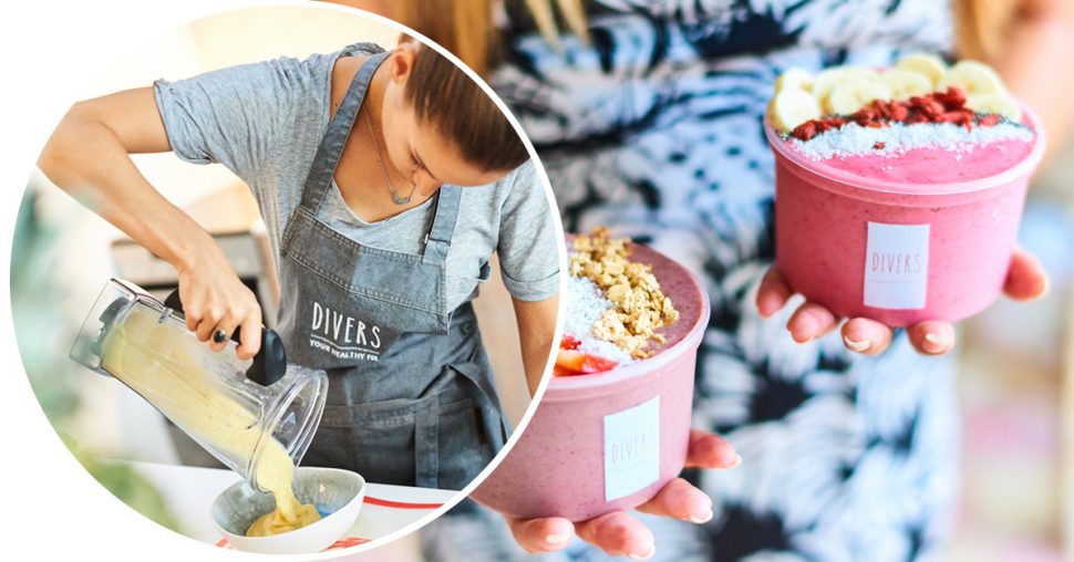 Divers opent smoothiebar aan de kust