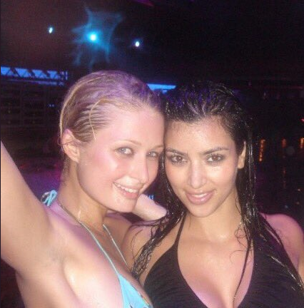 kim kardashian paris hilton ibiza