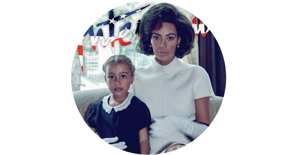 Kim Kardashian poseert als Jackie O voor Interview Magazine