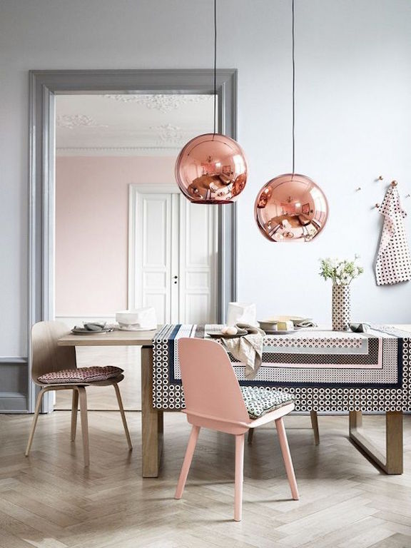 millenial pink interieur deco inspiratie