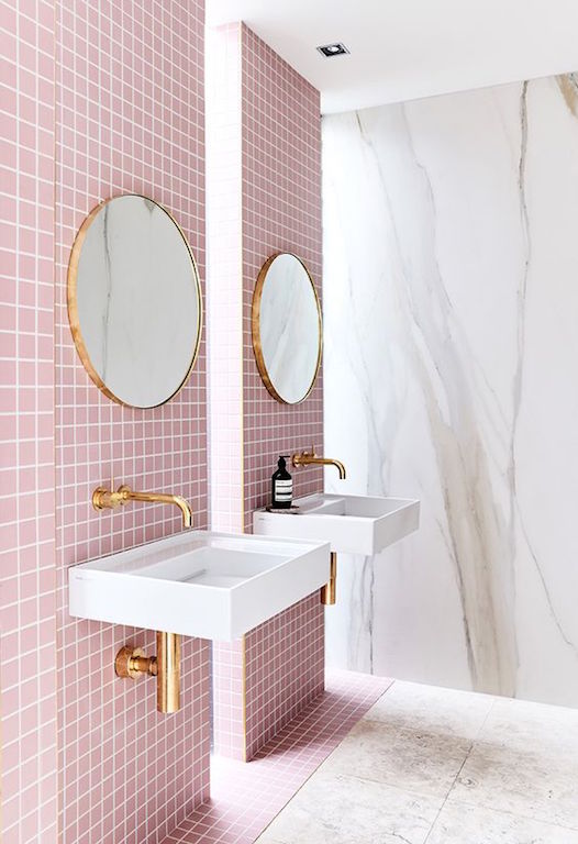 millenial pink interieur deco inspiratie