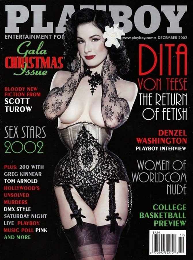 Hugh hefner playboy dita von teese