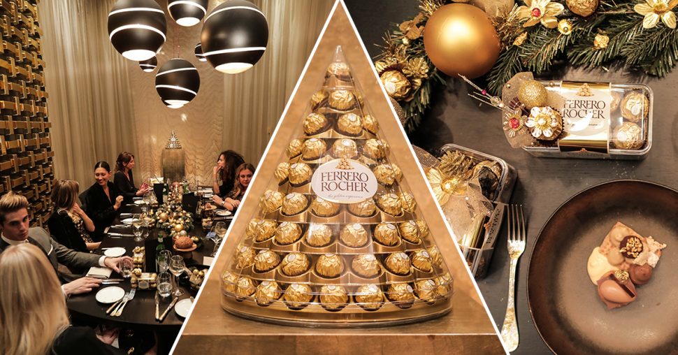 Herbeleef het golden dinner van ELLE x Ferrero Rocher