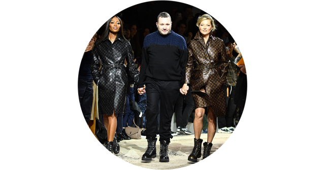 Naomi and Kate Close Out the Louis Vuitton Menswear Show