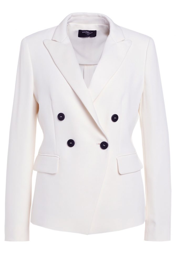 shopping blazer marella pisa zalando wit jas trend