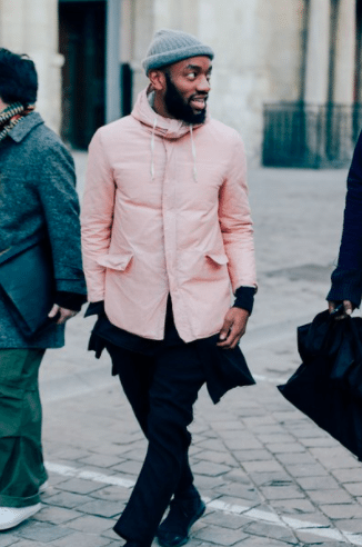 streetstyle, mannen, men, paris fashion week, outfits, inspiratie, lief, vriend, jongens, urban, baggy, neon, heuptasje, beanie, camouflage