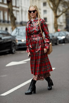 londen, modeweek, fashion week, rood, trend, streetstyle, outfit, look, inspiratie, 2018