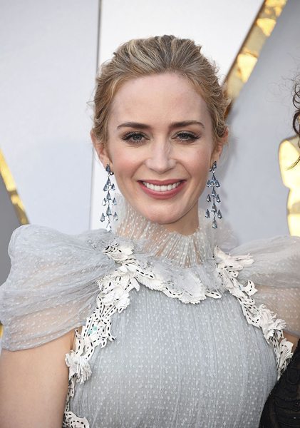 oscars 2018 beauty make-up emily blunt