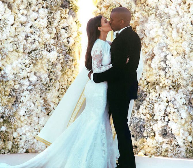 huwelijk, trouw, celeb, sterren, inspiratie, wedding,kim kardashian