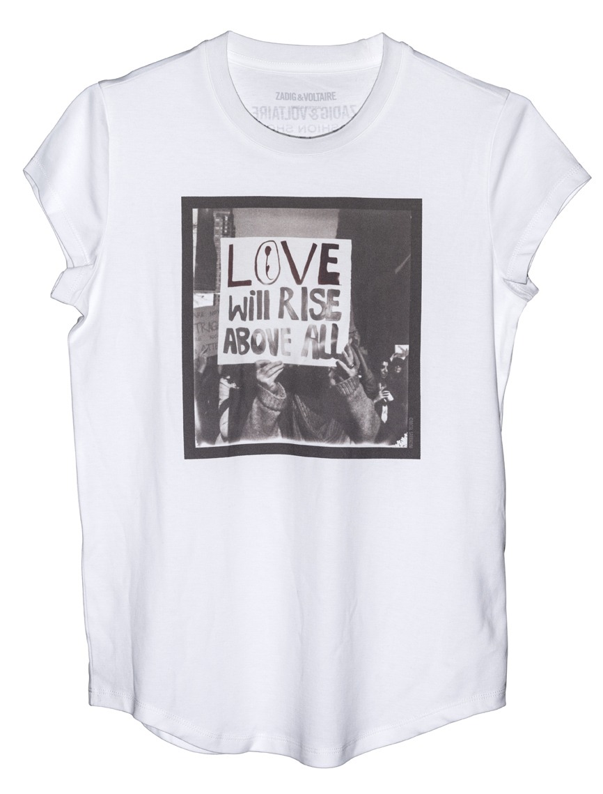 girl power shirt zadig voltaire micol sabbadini tshirt vrouwendag