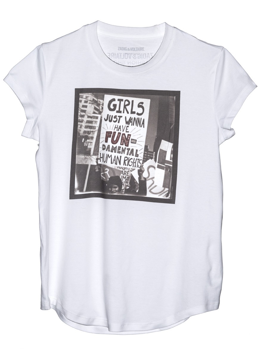 gir power shirt zadig voltaire micol sabbadini tshirt vrouwendag