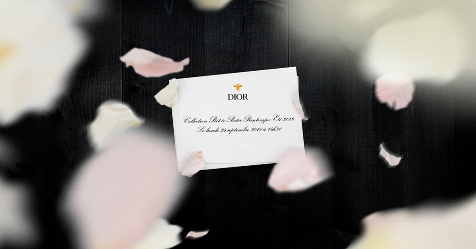 Volg hier live de Christian Dior ready-to-wear ss19 show