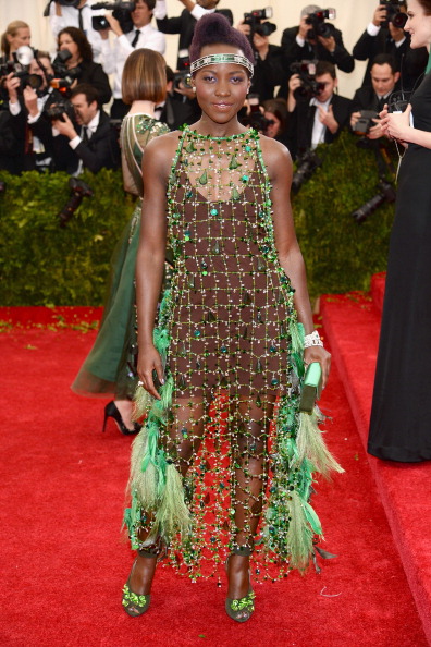 met gala, red carpet, dress, lupita nyong'o