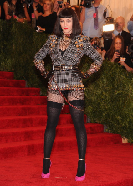 met gala, red carpet, dress, madonna