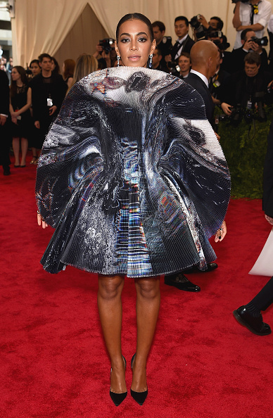 met gala, red carpet, dress, solange