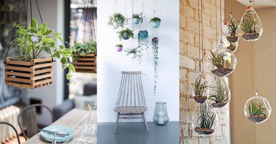 Deco: 15 originele ideeën om planten op te hangen