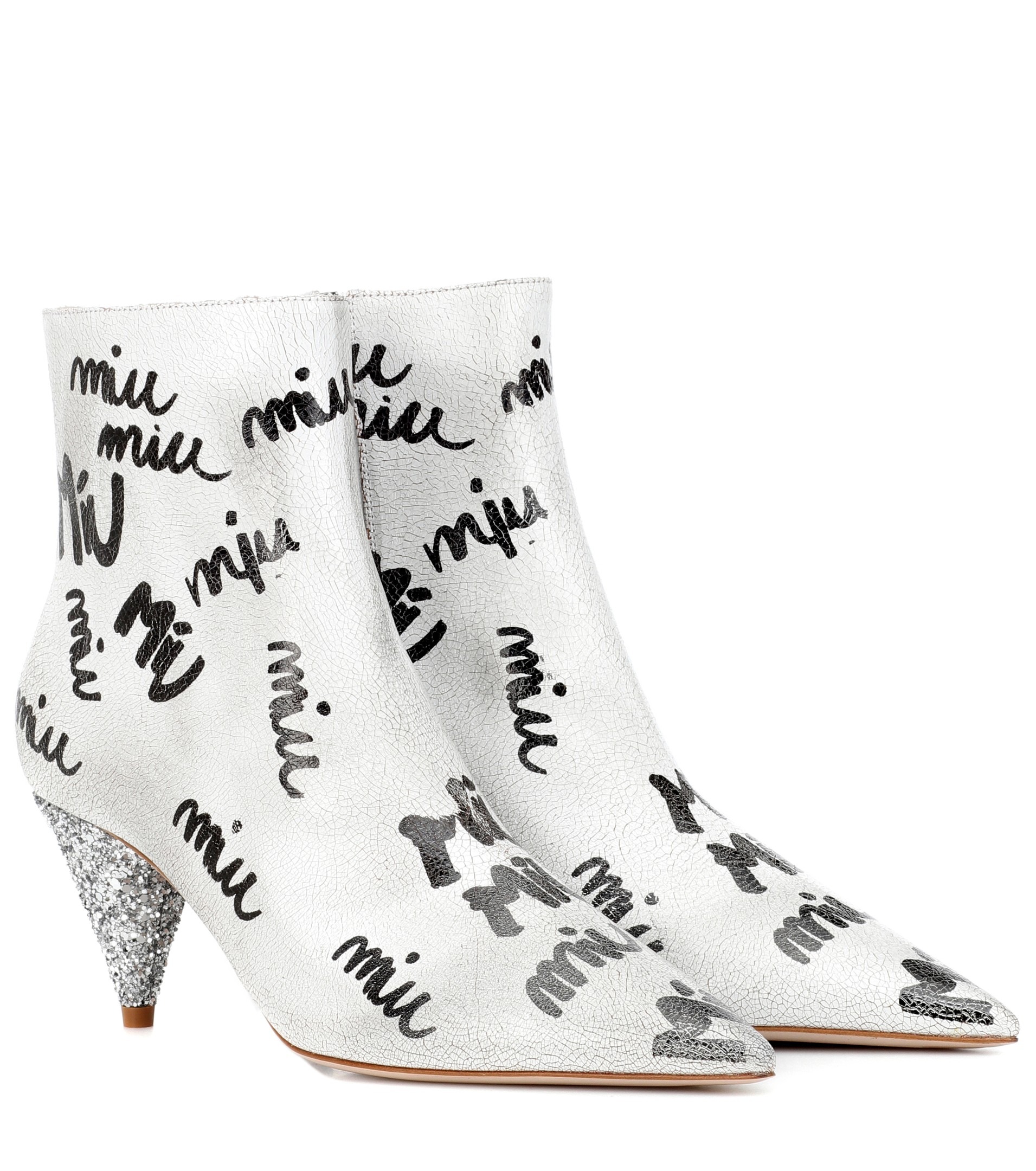 miu miu boots print