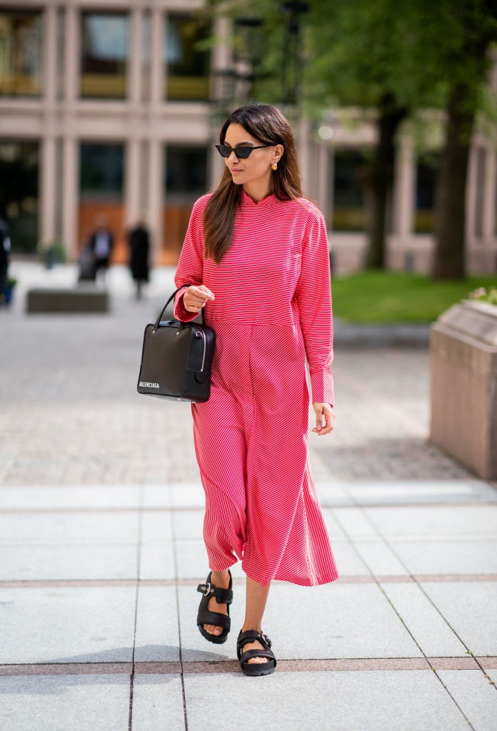 Street Style Oslo Runway SS19 roze kleed