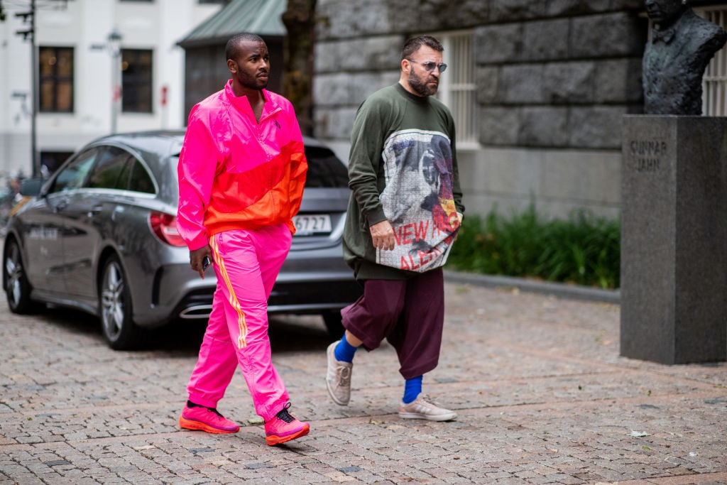 Street Style - Oslo Runway SS19 roze training