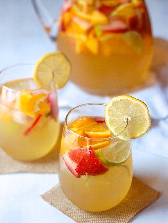 sangria, recept, tequila, vodka, lavendel, watermeloen, limoncello, framboos