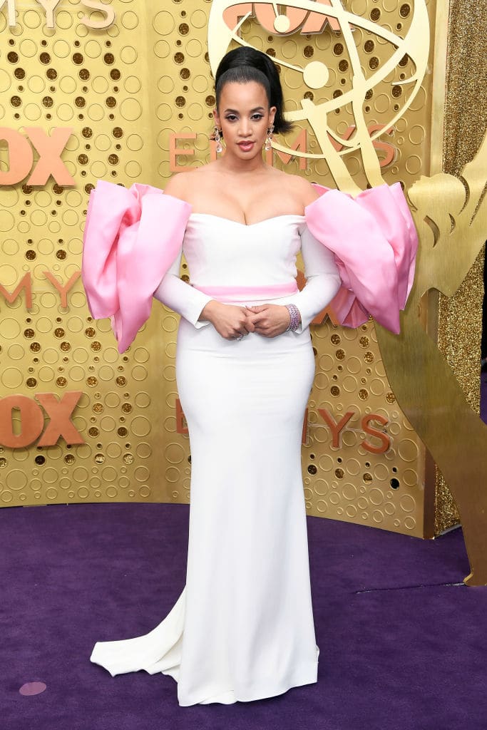 emmys, 2019, rode lope, jurk, celeb