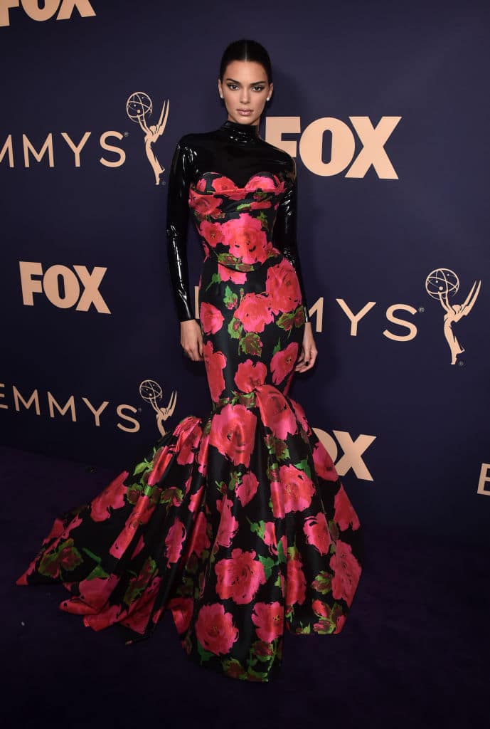 emmys, 2019, rode lope, jurk, celeb