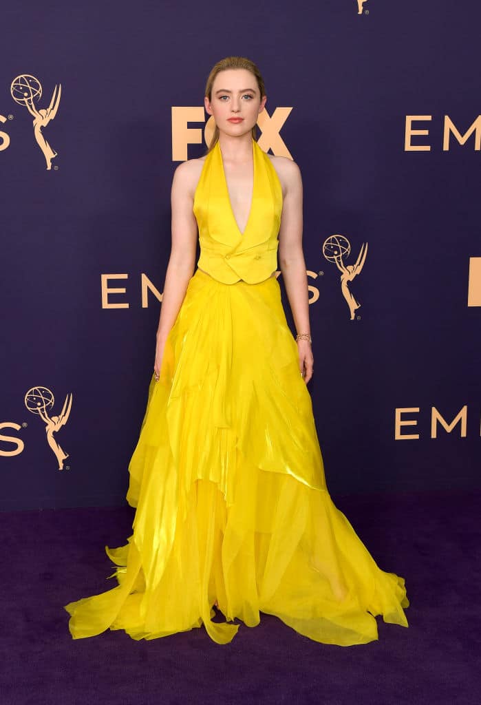 emmys, 2019, rode lope, jurk, celeb