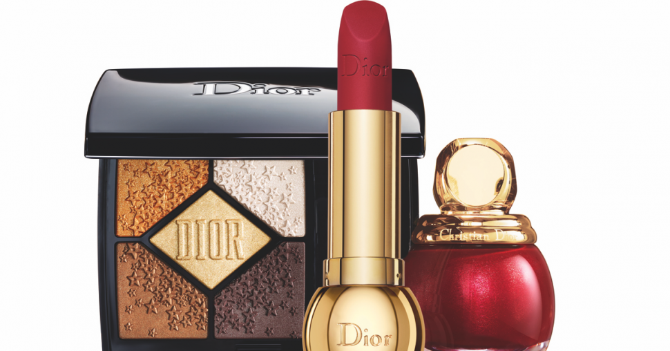 Wegdromen bij de kerstmake-up van Dior