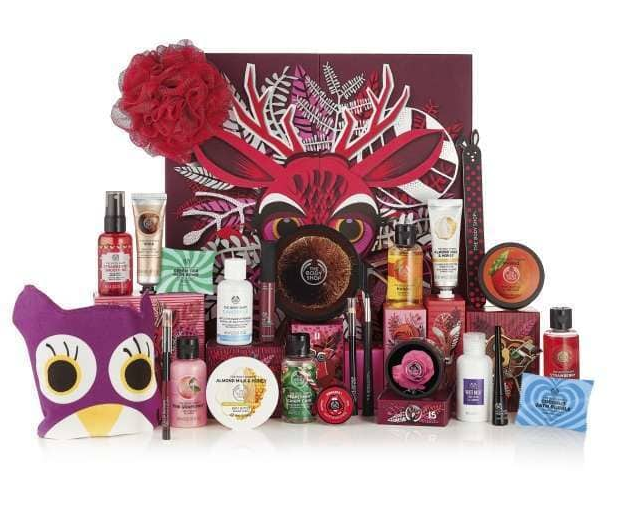 beauty, advent, kerstmis, the body shop