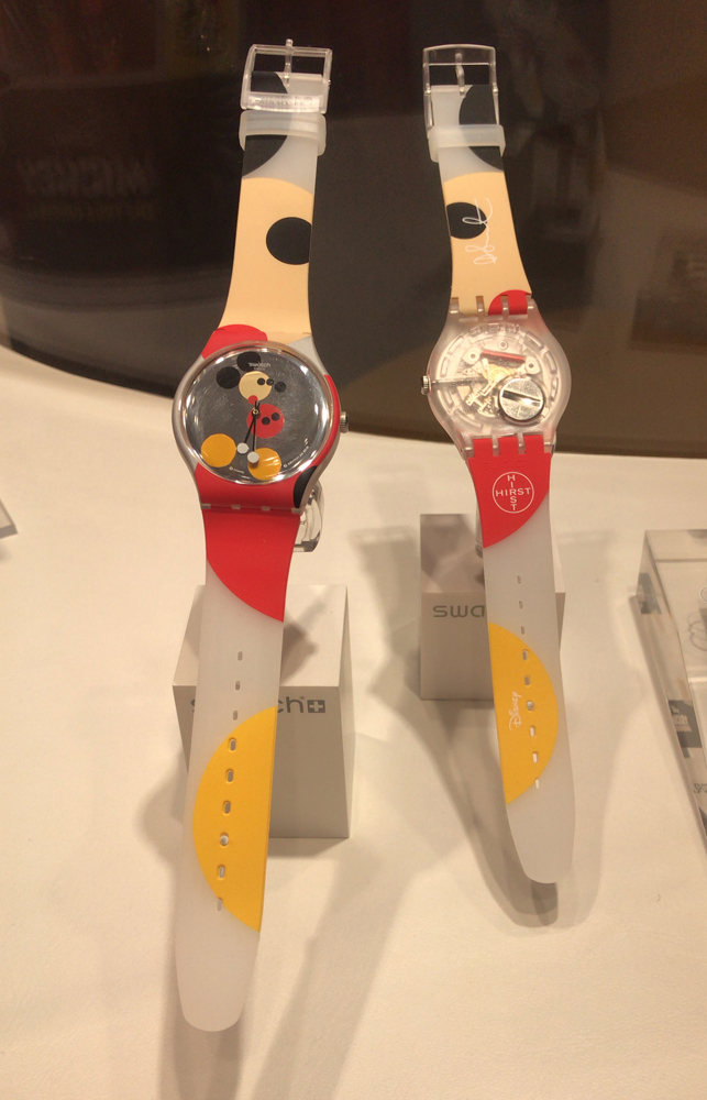 swatch damien hirst shanghai mickey mouse horloge uurwerk