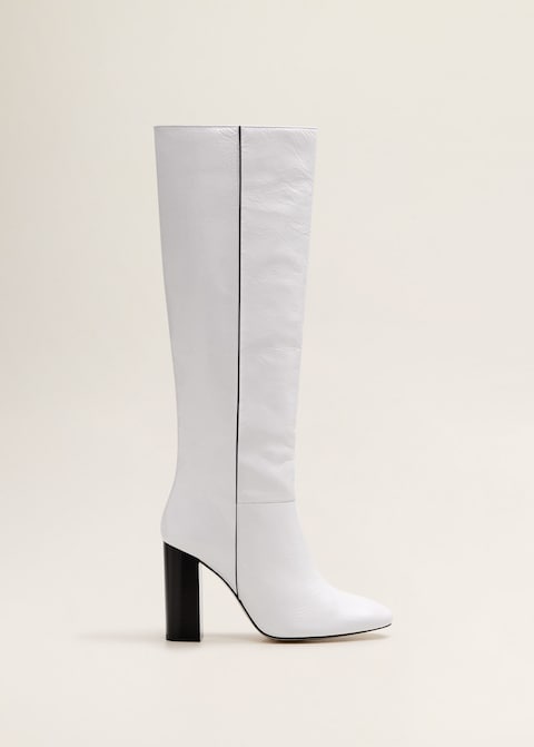 witte laarzen, trend, zomer, lente, 2019, western, boots