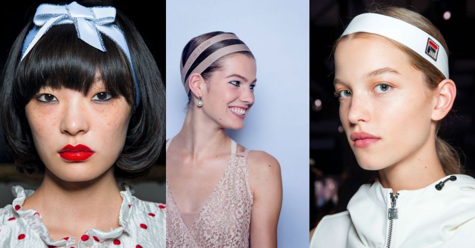 Prachtig praktisch: deze haarbanden spotten we op de catwalk