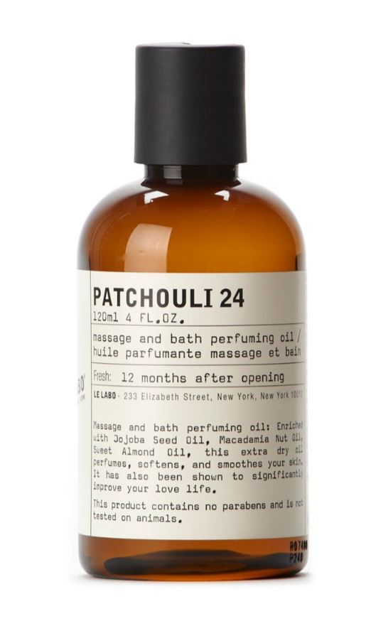 patchouli massageolie Le Labo date ideëen