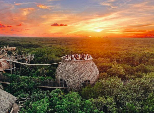 Hotel, Azulik, Tulum, Restaurant, Kin Tot, Jungle