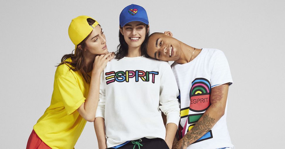 Esprit viert 50 jaar Pride met kleurrijke designcollectie