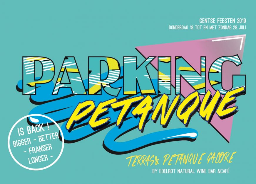 parking petanque, gentse feesten, bar, tapas