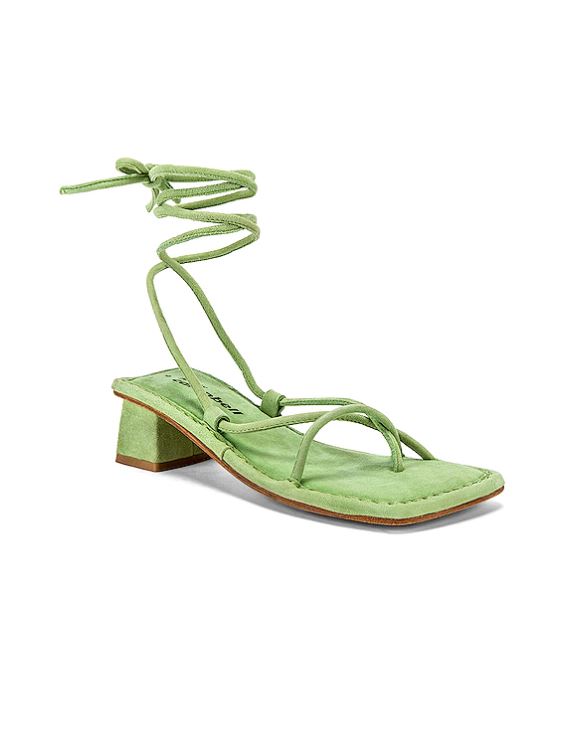 Groene sandalen Jeffrey Campbell