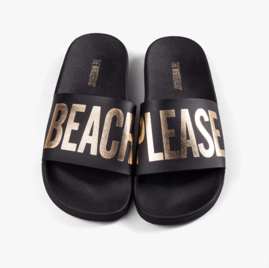 Slippers, Beach Please, The White Brand