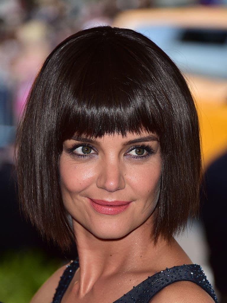 Katie Holmes kort kapsel