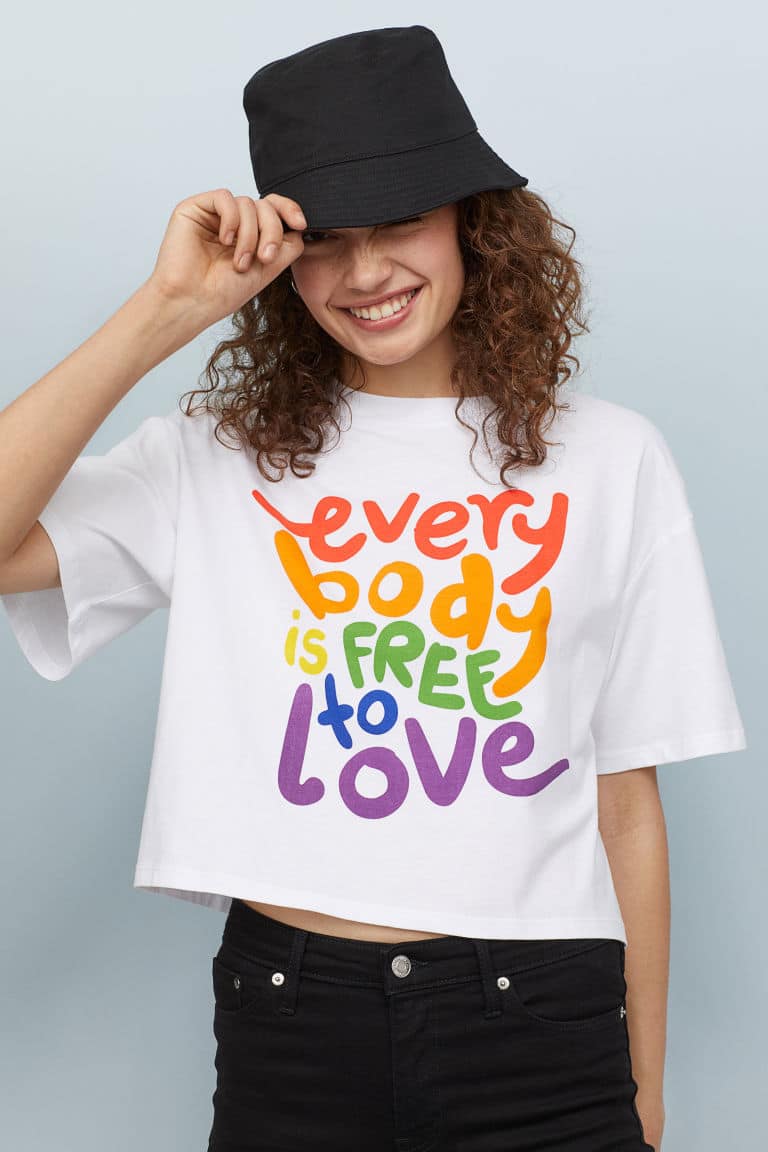 T-shirt H&M pride Love