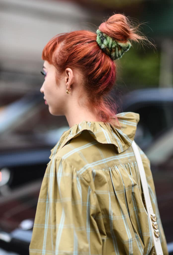 roze haar trend streetstyle fashion week